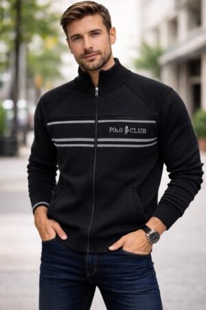 Casaco Sueter Masculino La Com Ziper Trico Sumare