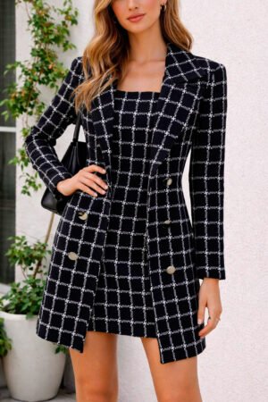 CONJUNTO VESTIDO E BLAZER