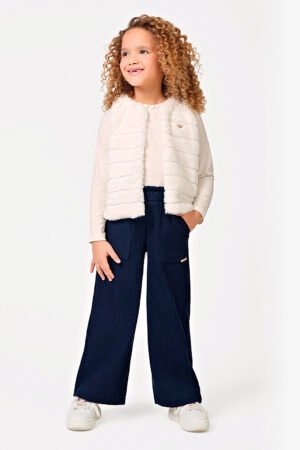 CALCA WIDE LEG GORGURINHO INFANTIL TRICK NICK - 1136552