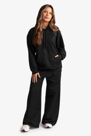 CALCA WIDE LEG MOLETOM  JUVENIL MINTY - M00522