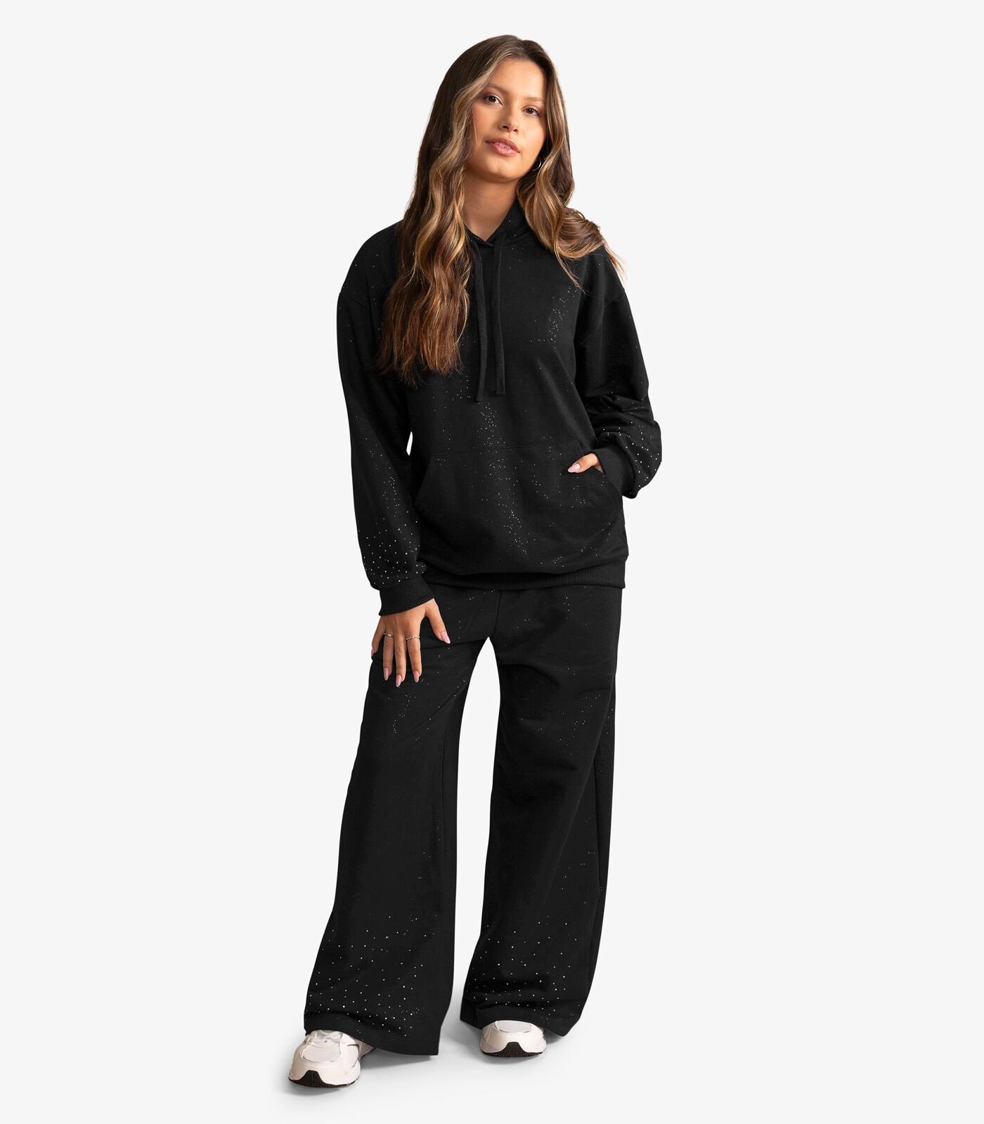 CALCA WIDE LEG MOLETOM JUVENIL MINTY - M00522 - Imagem 4