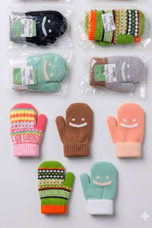 LUVA INFANTIL - CORES VARIADA 0-6 MESES