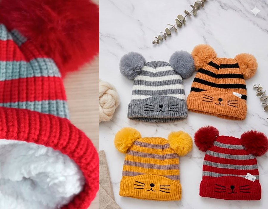 TOUCAS FORADA COM PELUCIA INFANTIL - Imagem 4