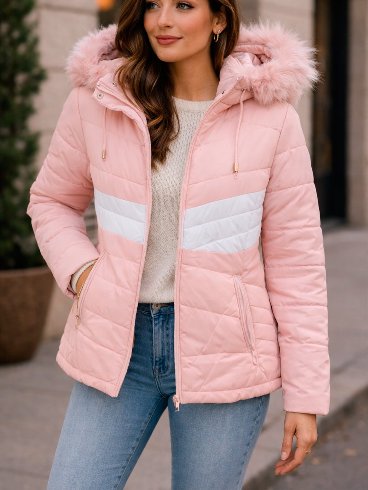 JAQUETA FEMININA FORRADA SAFIRA FASHION
