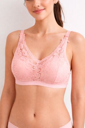 LINGERIE SUTIA RENDA ROSA CHIQUE - 1537