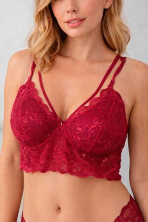 LINGERIE SUTIA RENDA FEMININO