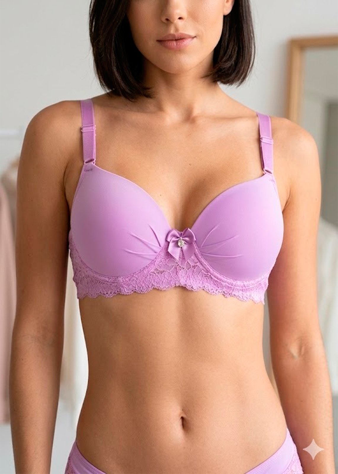 LINGERIE SUTIA FEMININO BW ANNA MODA INTIMA - B100713750