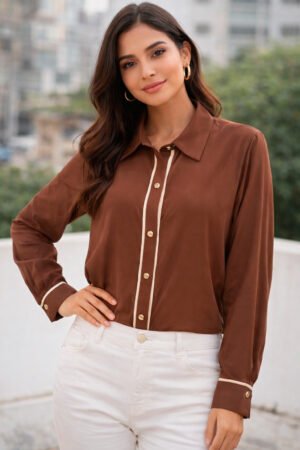CAMISA TOQUE DE SEDA FEMININO GERACAO LIVRE - 42014