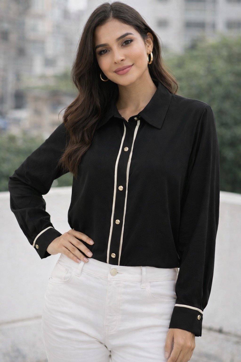 CAMISA TOQUE DE SEDA FEMININO GERACAO LIVRE - 42014 - Imagem 2