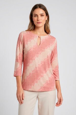 BLUSA MANGA 7/8 MALHA VENECCIA CONFECCOES LILIAN - 12325