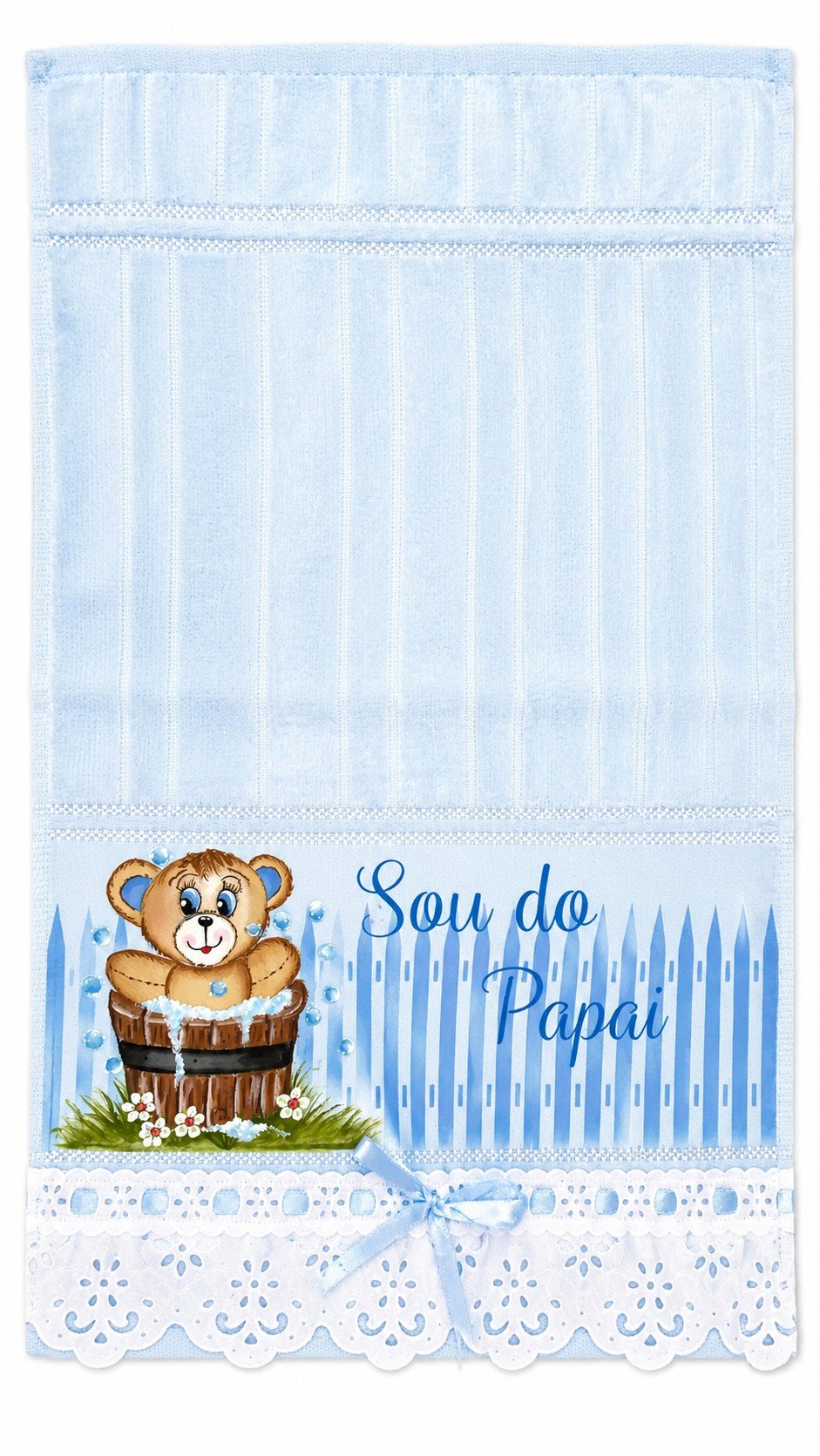 TOALHA C/ BORDADOS E PINTURA BABY - Imagem 4