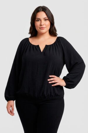 BLUSA CIGANINHA COM DETALHE FRONTAL