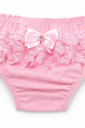 CALCINHA RENDA DE GUIPIR COM PEROLAS EVERLY 1054
