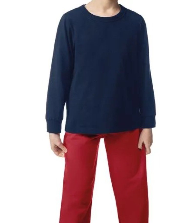 Camiseta Manga Longa Basica Rovitex Kids - Imagem 6