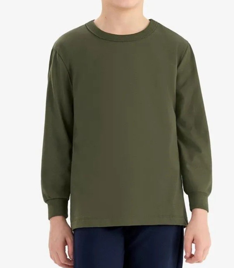 Camiseta Manga Longa Basica Rovitex Kids