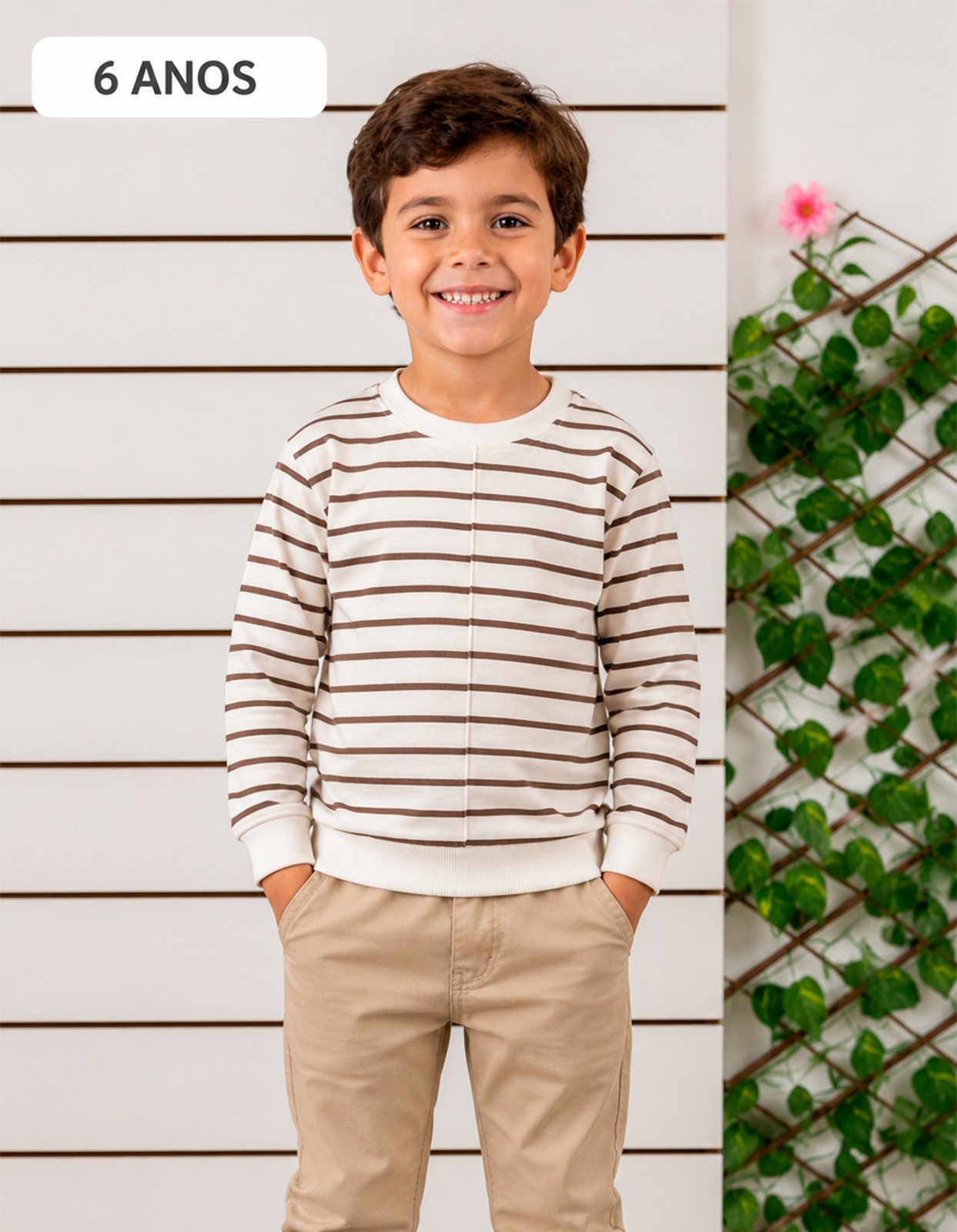 BLUSAO INFANTIL MOLETOM ROVI KIDS - 313722