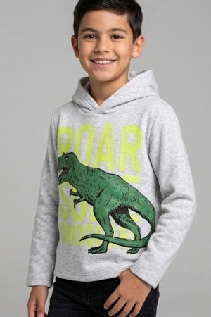 BLUSAO MOLETOM INFANTIL C/CAPUZ MOLECOTTON ROVI KIDS