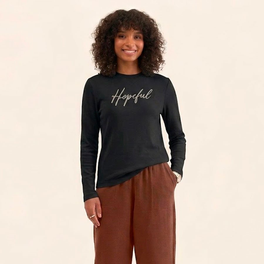 Blusa Feminina Manga Longa Com Bordado Rovitex Codigo: 6175875 - Imagem 2