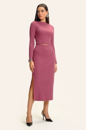CONJUNTO FEMININO BLUSA COM SAIA ENDLESS - E15857