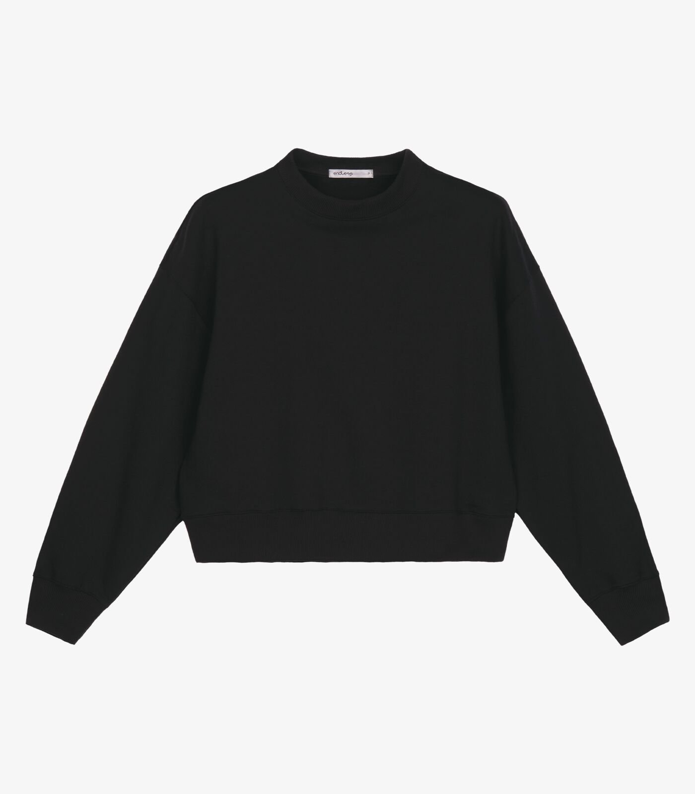 Blusao Cropped Manga Longa Moletom Basico Endless E15678 - Imagem 2