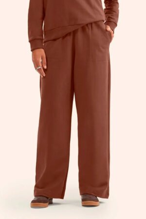 CALCA WIDE LEG PELUCIADA FEMININA ROVITEX - 918495