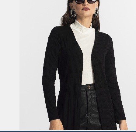 CARDIGAN ROBANA CANELADA BASICO ENDLESS - E14438 - Imagem 4
