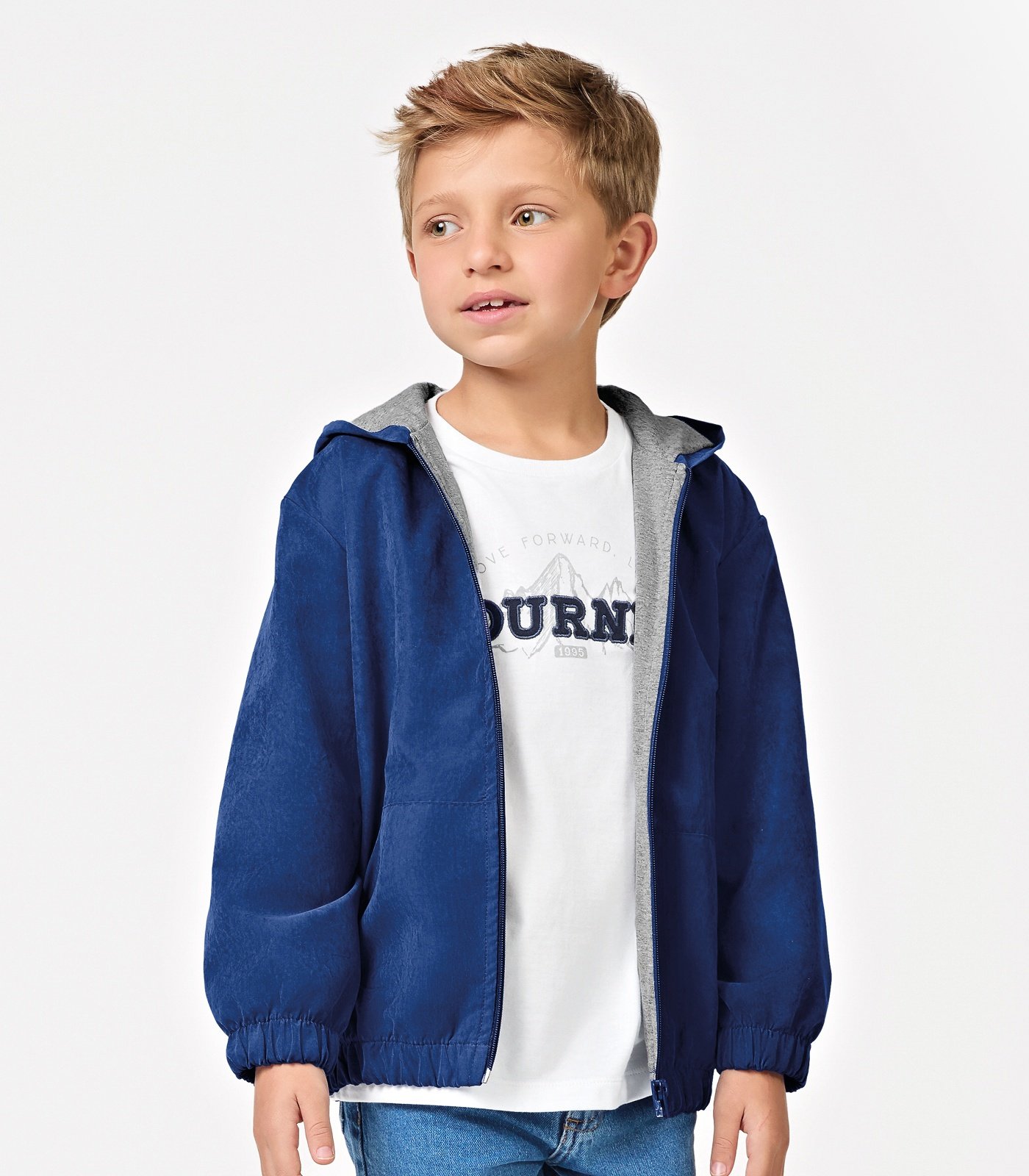 JAQUETA C/CAPUZ CORTA VENTO INFANTIL TRICK NICK - 1027262 - Imagem 7
