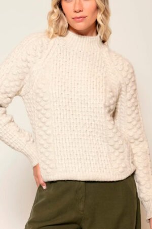 BLUSA PONTO DETALHADO E CAVA RAGLAN BIAMAR - 261.12454