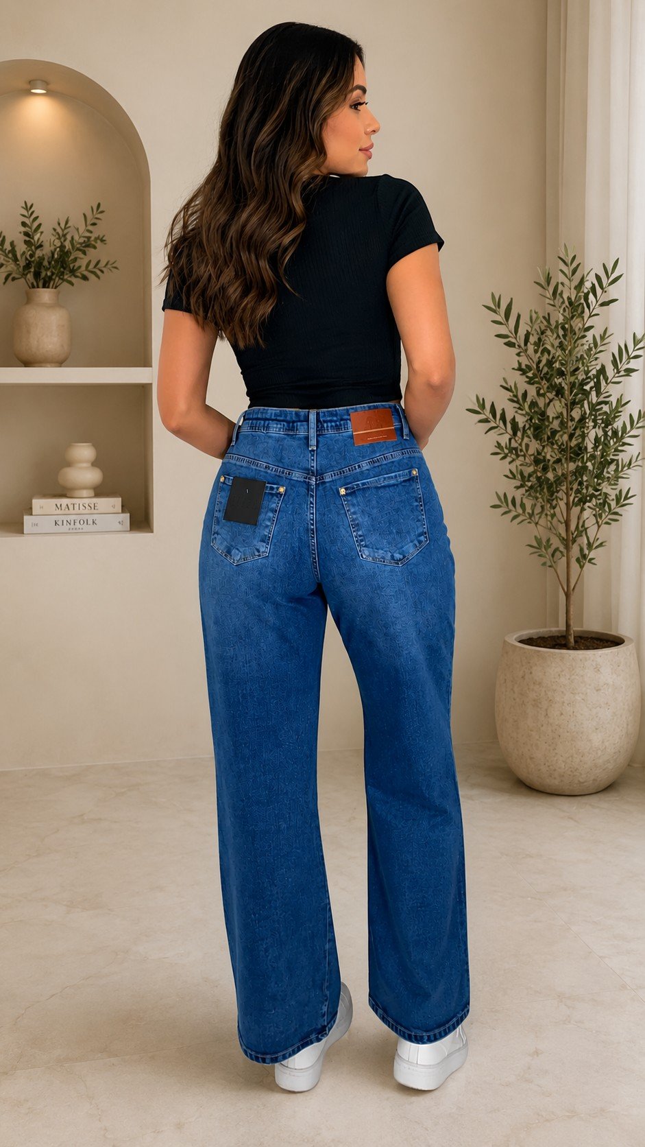 CALCA FEMININA WIDE LEG PETIT TEEZZ JEANS - TE22244 - Imagem 2