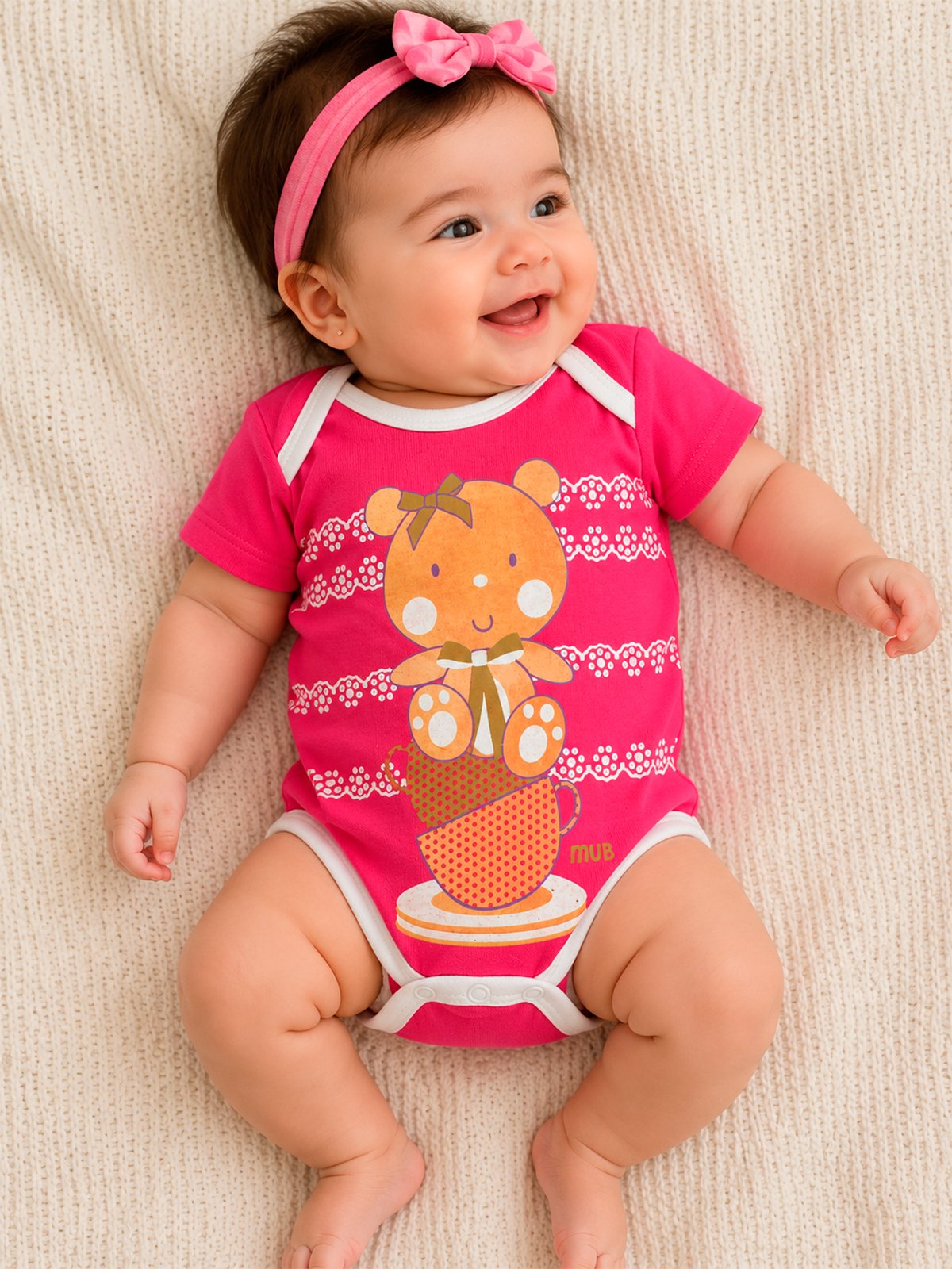BODY MANGA CURTA MUB BABY