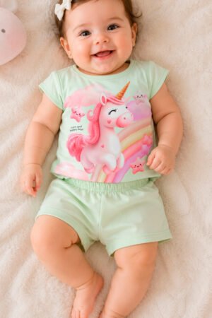 CONJUNTO BLUSA COM SHORT BEBE ROVITEX - 3146190