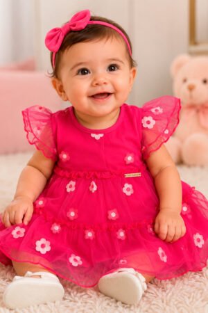 VESTIDO BEBE C/ TULE TRICK NICK - 1171430