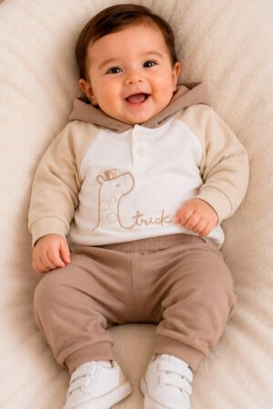 CONJUNTO BEBE BLUSA E CALCA MOLETOM TRICK NICK - 1027100