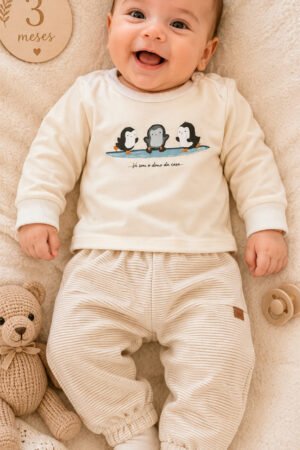CONJUNTO BEBE BLUSA E CALCA TRICK NICK - 1027000