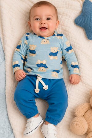 CONJUNTO BEBE BLUSA E CALCA TRICK NICK - 1027040