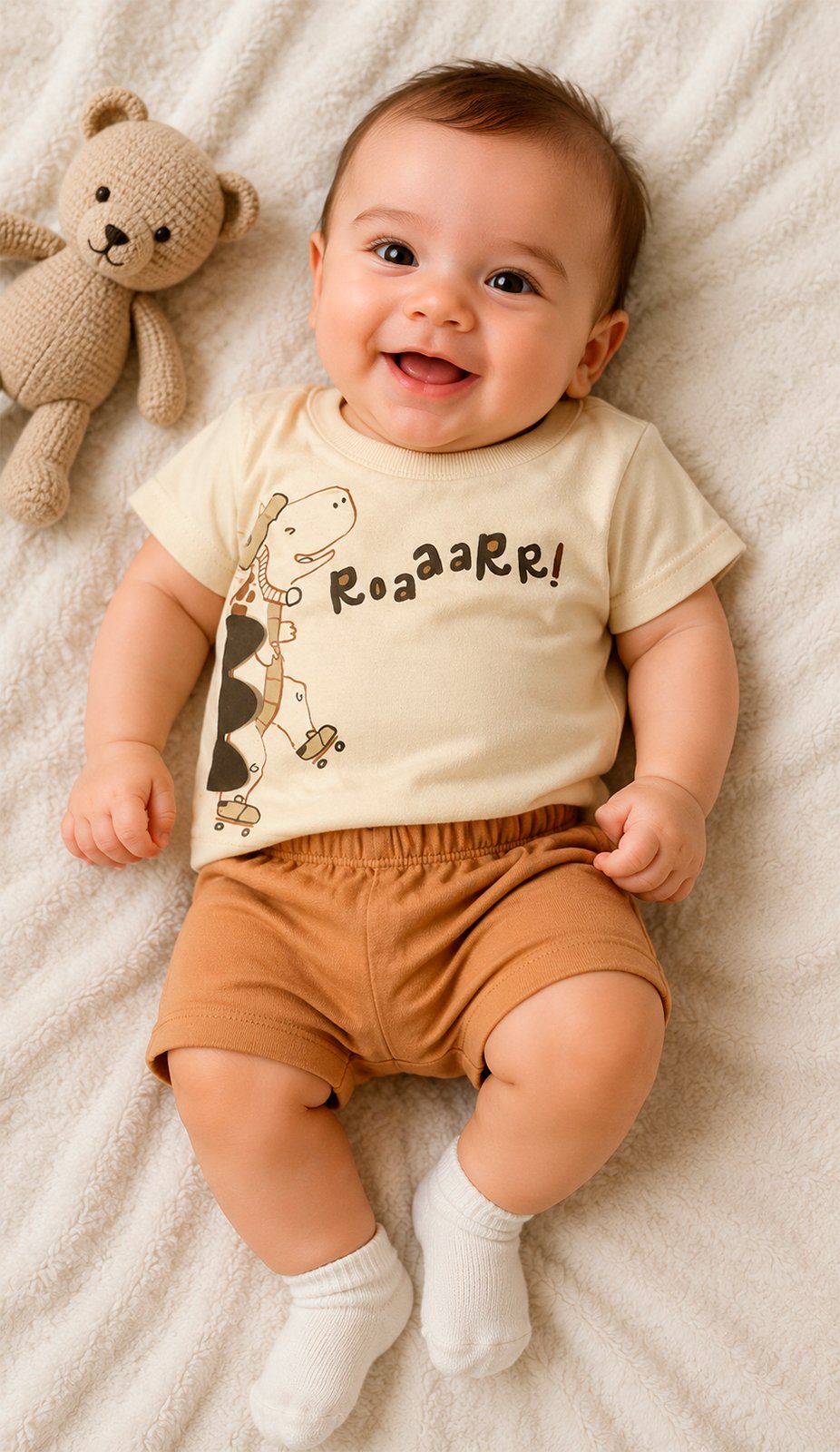 CONJUNTO CAMISETA E BERMUDA BEBE ROVI KIDS - 3029020 - Imagem 2