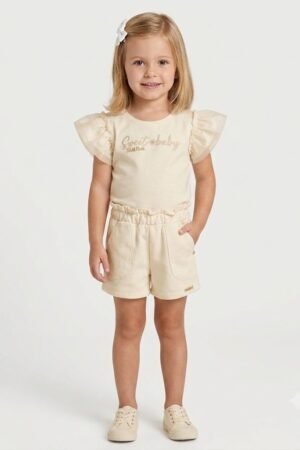 Conjunto Infantil Blusa Com Shorts Trick Nick  1137160