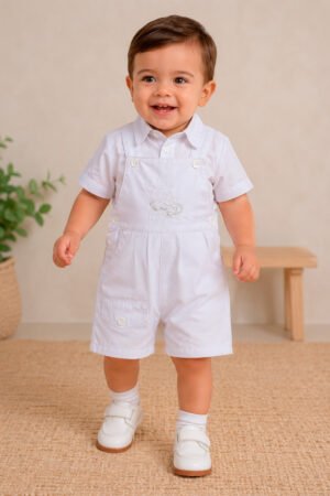 CONJUNTO BEBE CAMISA E JARDINEIRA DESTAQUE - 521