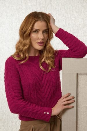 Blusa Mousse Botao Punho - GM 1565 - Tam M
