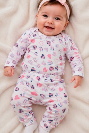 CONJUNTO BODY MANGA LONGA E CALCA BABYNHA - 960