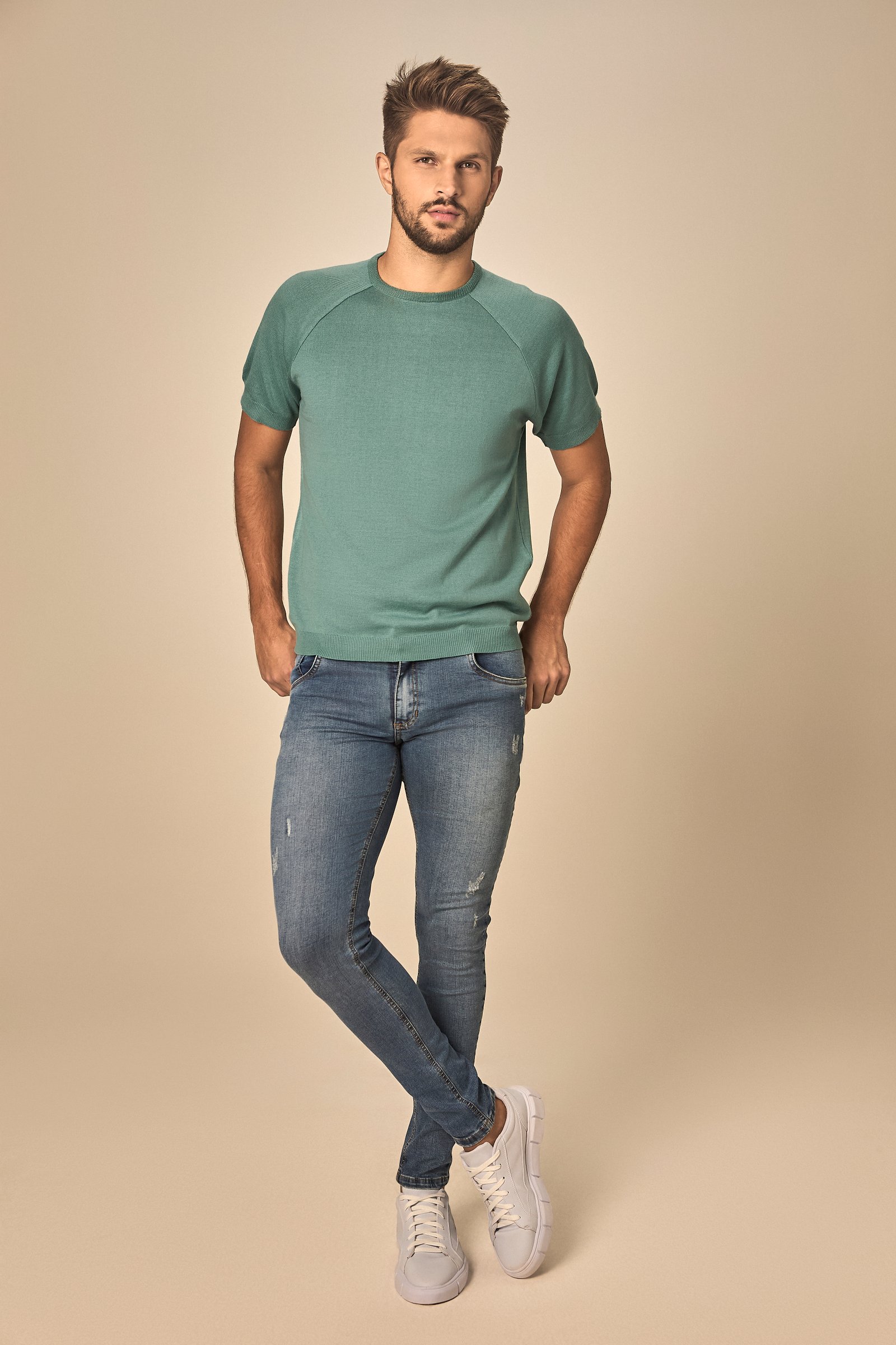 CALCA MASCULINA SUPER SKINNY D'PANUS JEANS - 1.6905