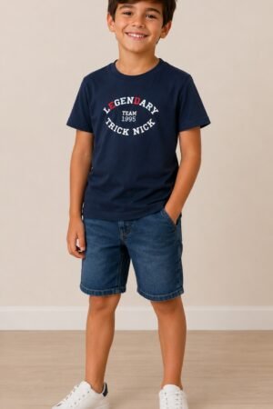 BLUSA MANGA CURTA INFANTIL ESTAMPAS DIVERSAS TRICK NICK