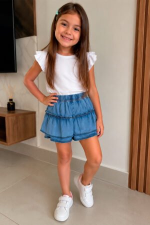 SHORT SAIA JEANS INFANTIL TRICK NICK - 1196802SA