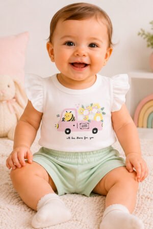 CONJUNTO BLUSA COM SHORTS ROVI KIDS - 3145720