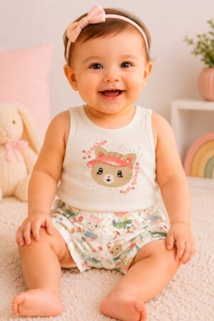 CONJUNTO REGATA COM SHORTS ROVI KIDS - 3146260