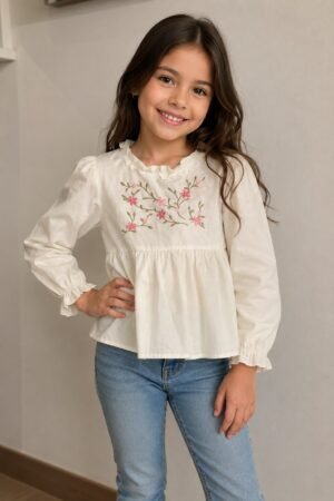 BLUSA BORDADO MANGA LONGA INFANTIL TRICK NICK