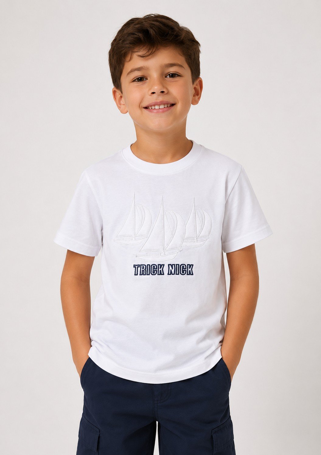 CAMISETA INFANTIL DIVERSAS MENINO TRICK NICK - L626 - Imagem 8