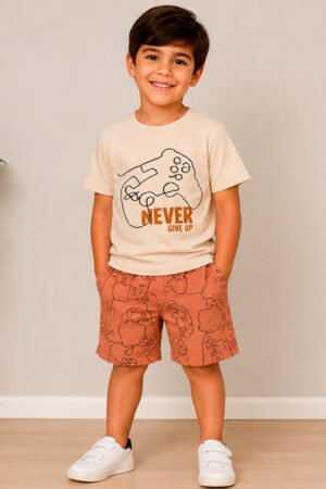 CONJUNTO CAMISETA E BERMUDA ROVI KIDS - 3025651