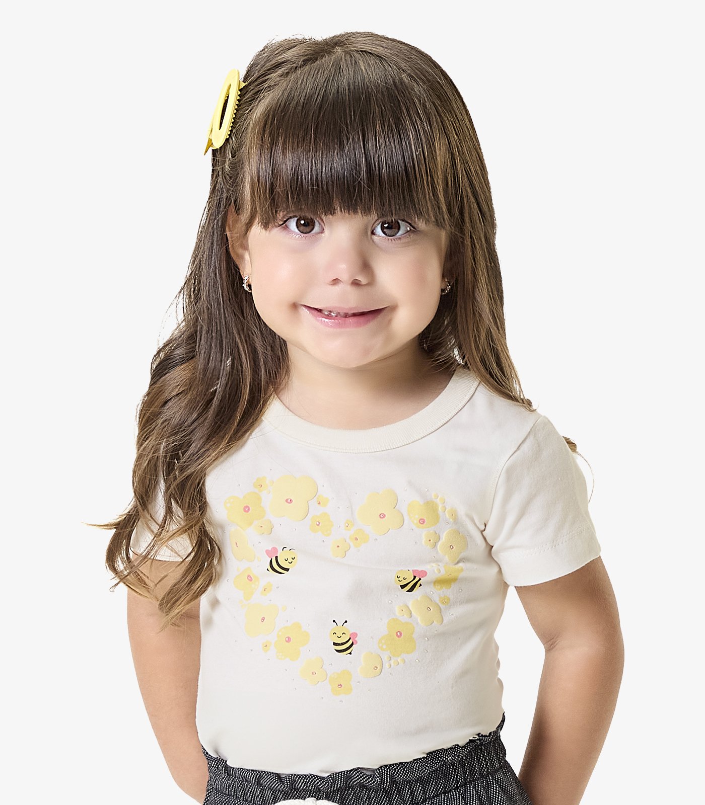 CAMISETA INFANTIL MEIA MALHA ROVI KIDS - 3145822 - Imagem 6