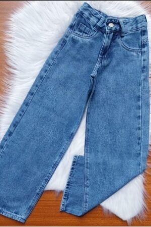 CALCA JEANS WIDE LEG AMORINHA KIDS